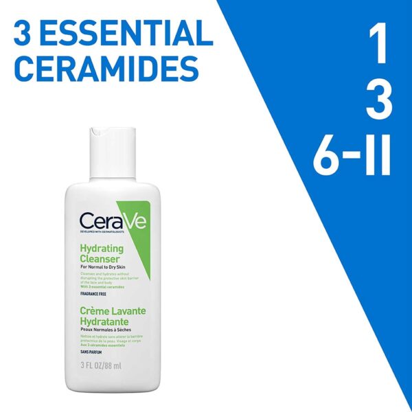 CeraVe Hydrating Cleanser For Normal To Dry Skin - Image 4